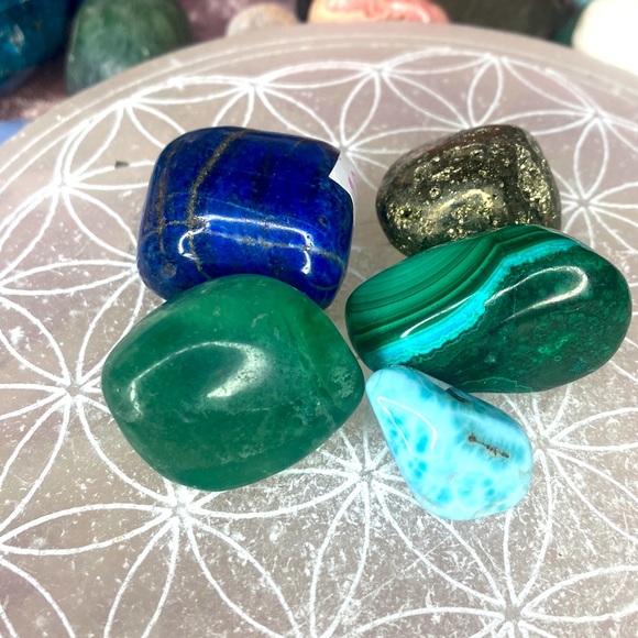 Calming focus and abundance tumble set